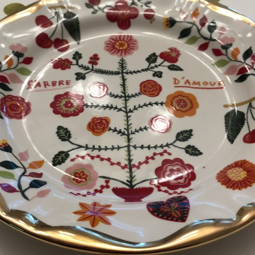 Anthropologie Natalie Lete Francophile plate new